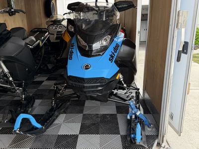 Ski-Doo Snowmobile Package And Featherlite Trailer