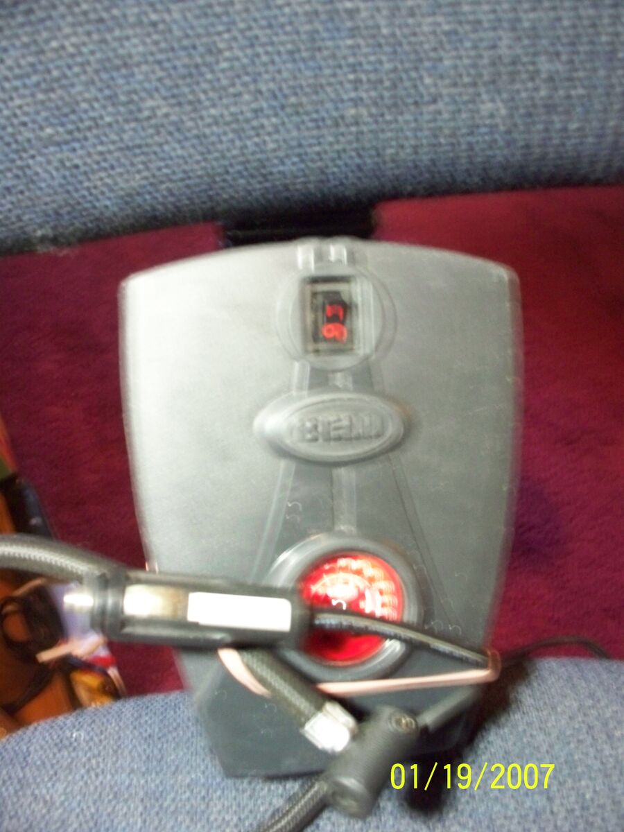 Bell Air Pump, Tire Inflator with tire-pressure gauge, 12 volt DC electric