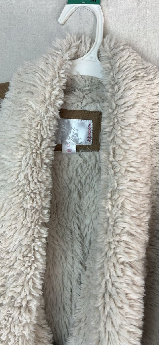 Fake Sherpa Lined Vest