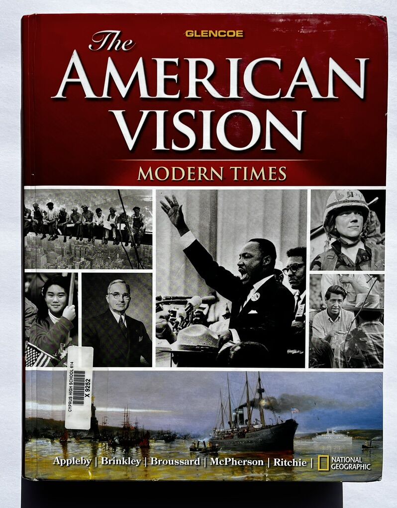 Class Set Of 5  The American Vision: Modern Times