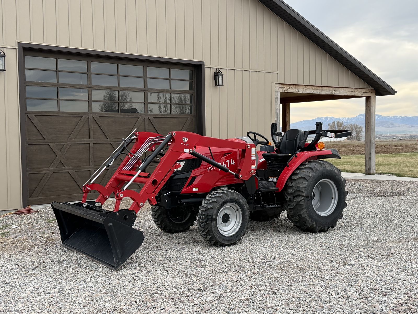 2022 TYM T474 HST 4-wheel drive tractor