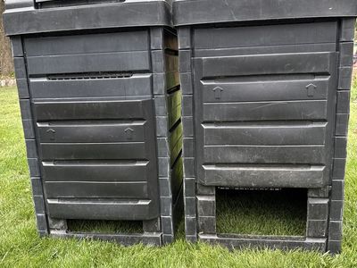 Two Compost Bins