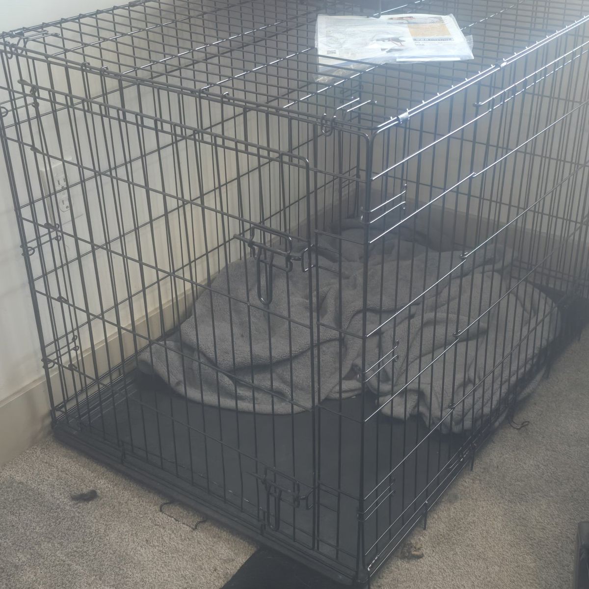 Large dog crate