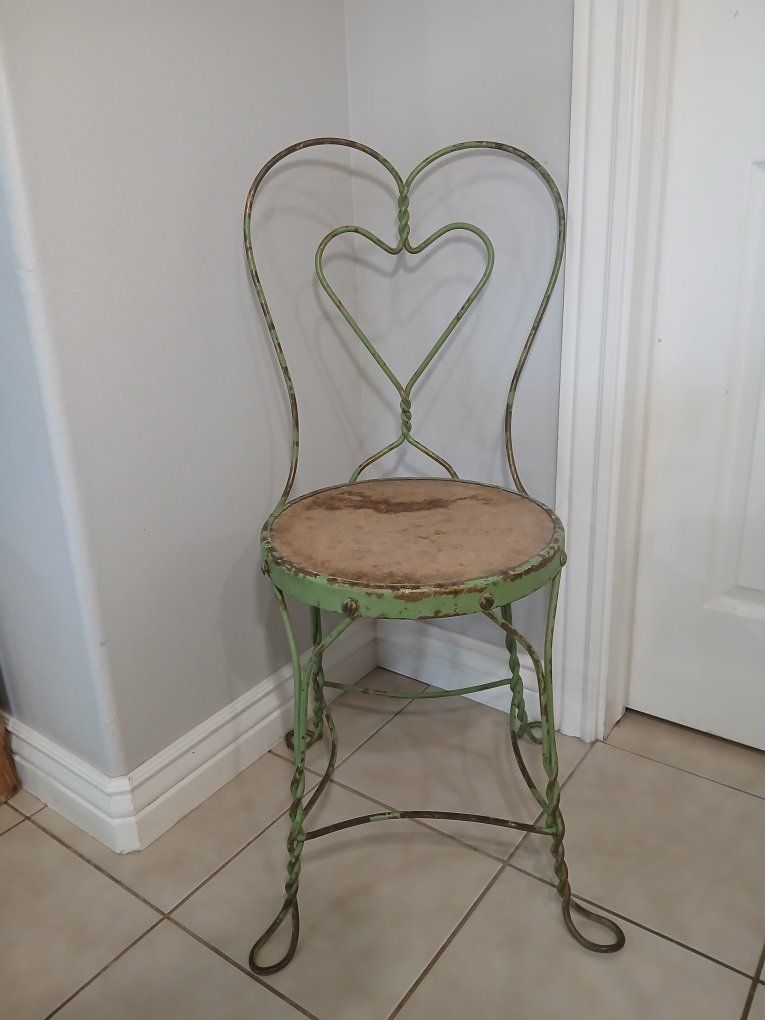 antique ice cream parlor chair