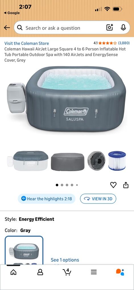 Colman Hot Tub