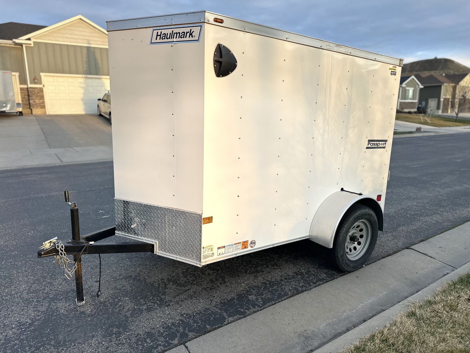 Enclosed Haulmark 2024 5x9 Single Axle