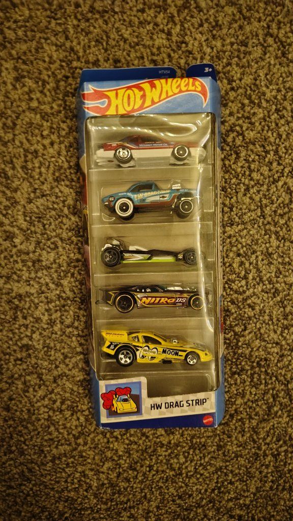 hotwheels drag strip 5 pack