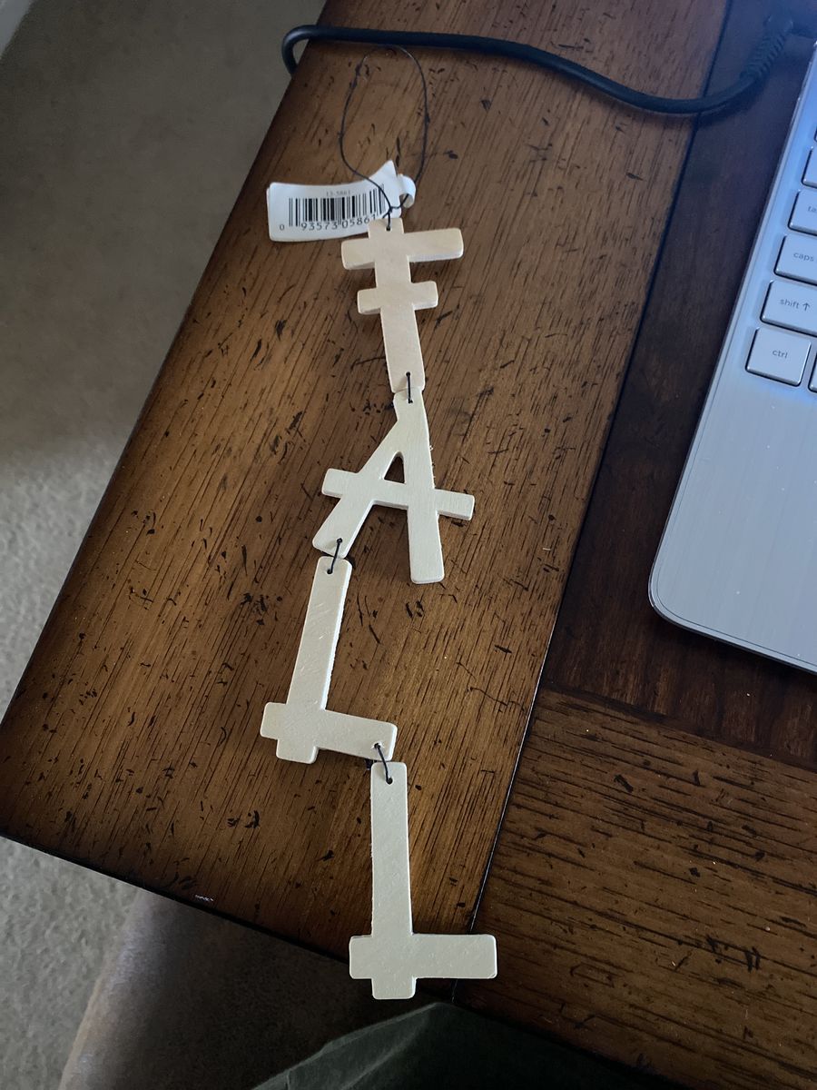 FALL Letters Wood Craft