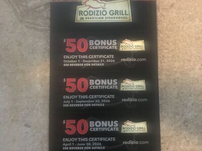Rodizio Grill Gift Certificate