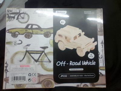 Robotime Off-road Vehicle 3D Wooden Puzzle
