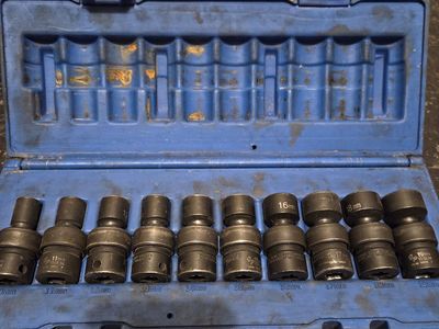 GP Pneumatic Metric 10 Impact Socket Set