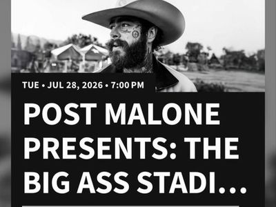 Post Malone: The Big Ass Stadium Tour, July 28, 2026 - 3 Tickets