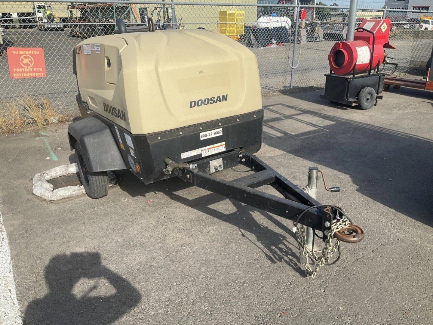 2020 DOOSAN C185WD0-74 Portable Air Compressor # 4509