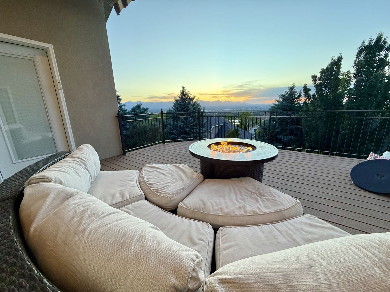 5 piece outdoor wicker sectional