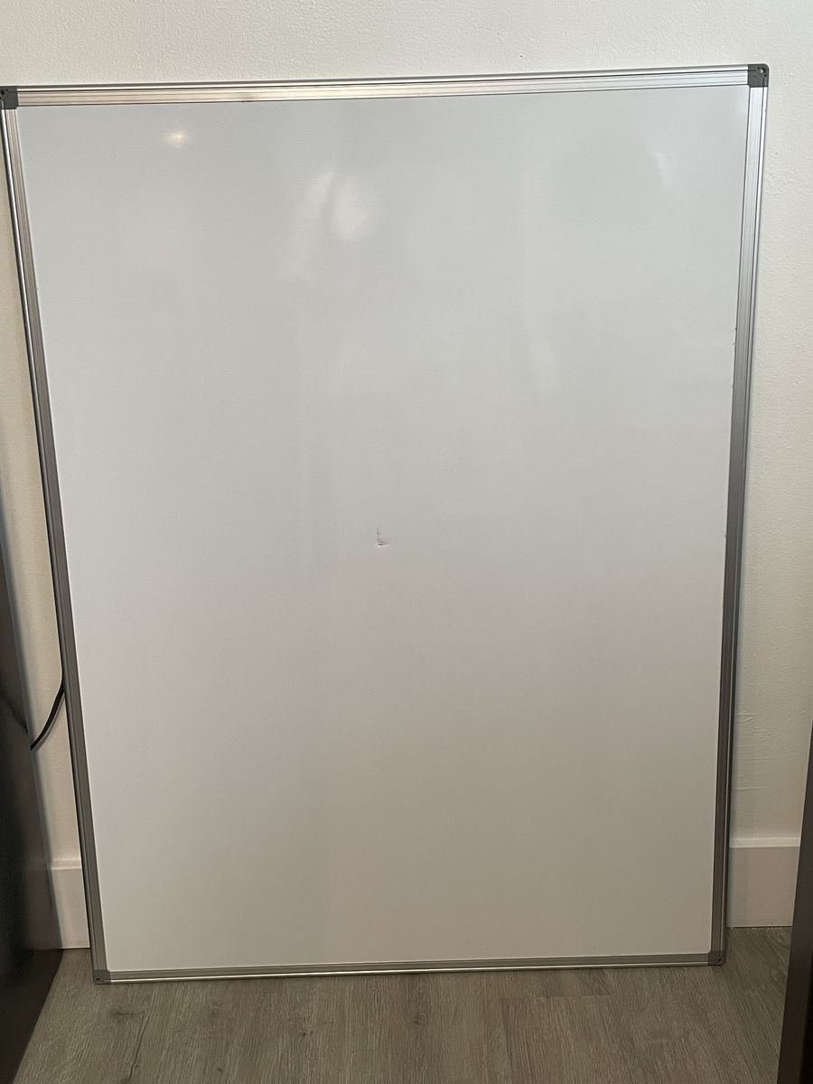 White board and markers