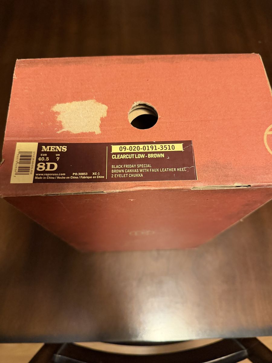 Mens roper shoes
