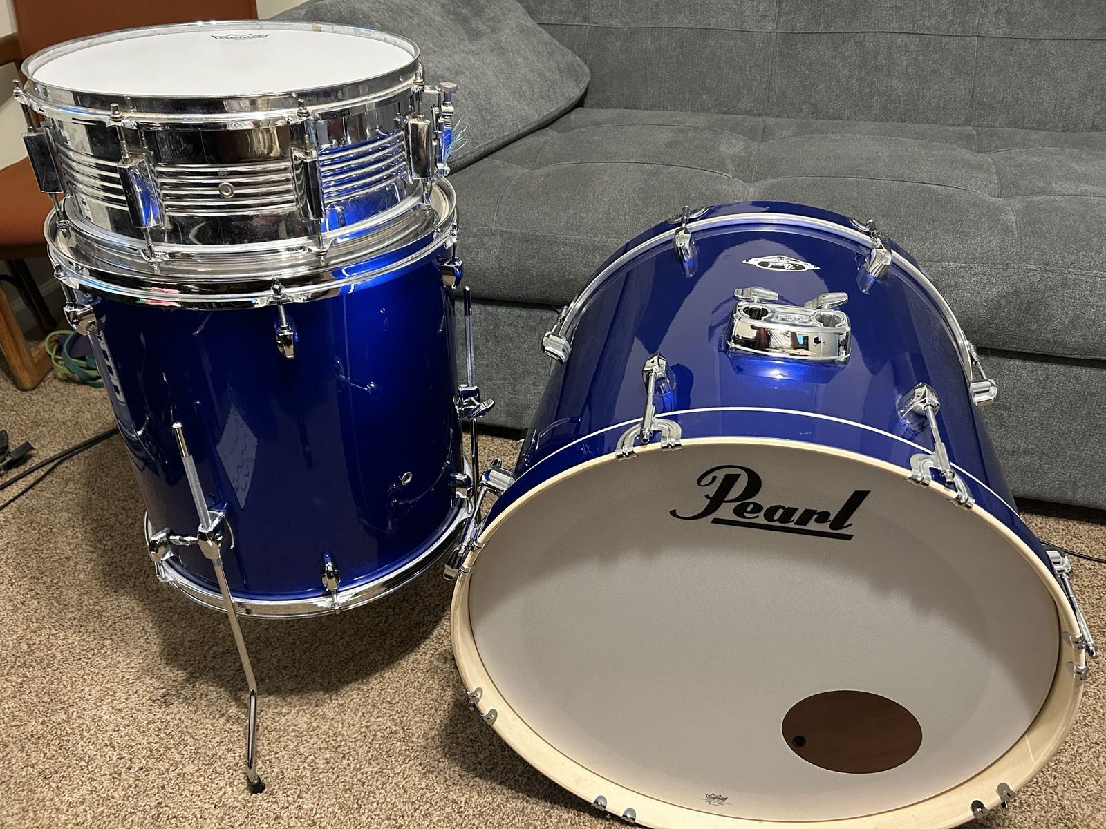 3 piece Pearl Drum Kit