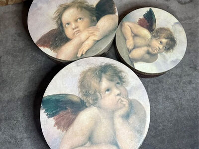 Decorative Storage Boxes Of Cherub / Angels