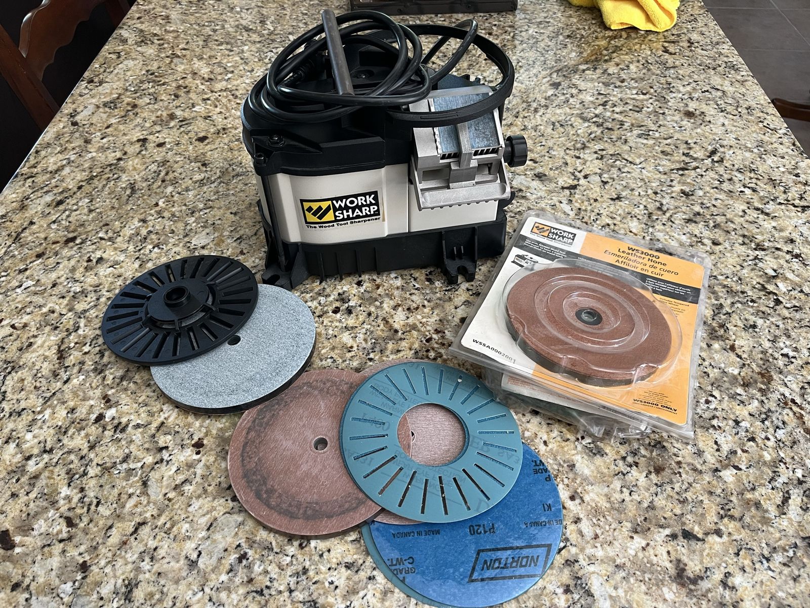 Work sharp 3000/3000 C the wood tool sharpener set