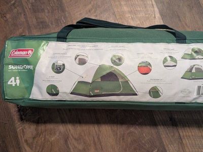 Coleman Sundome 4-Person Camping Tent - Green (Used)