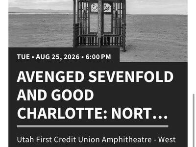 Avenged Sevenfold Platinum Tickets At Usana
