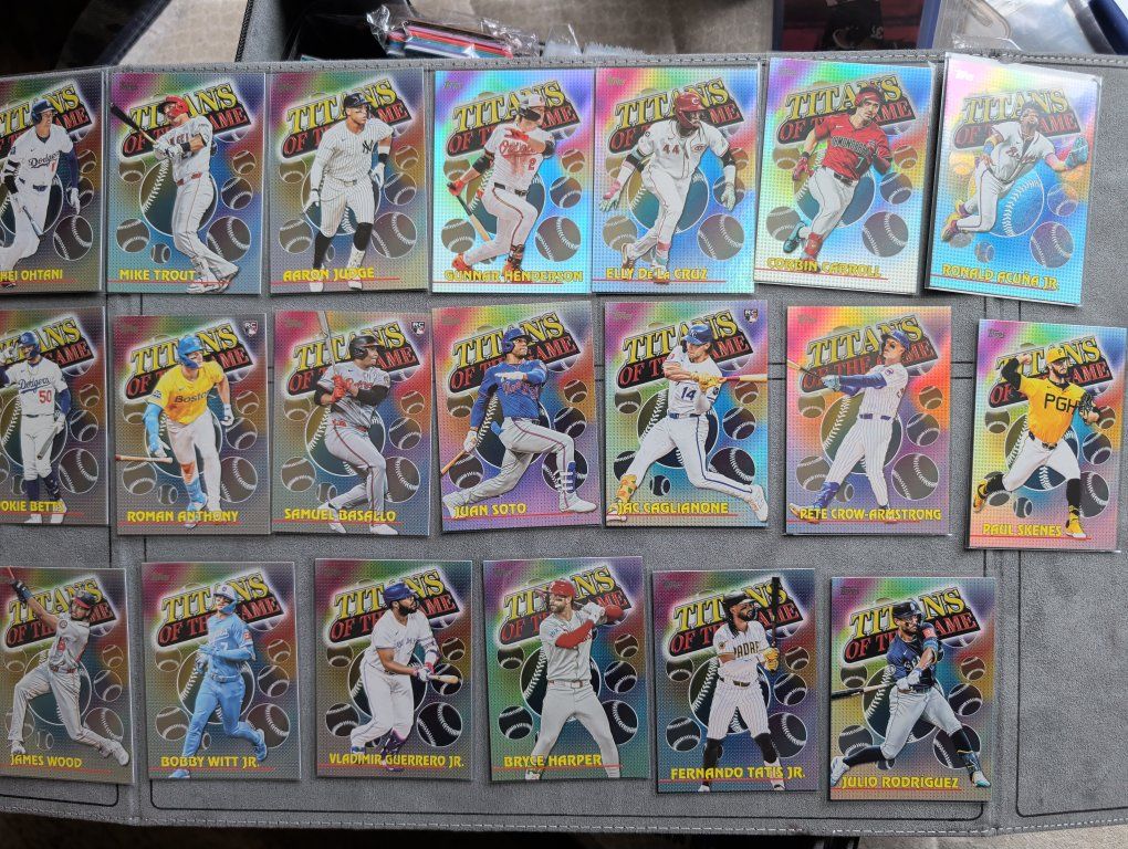 Topps 2026 Titans of the Game Complete Set Baseball Cards