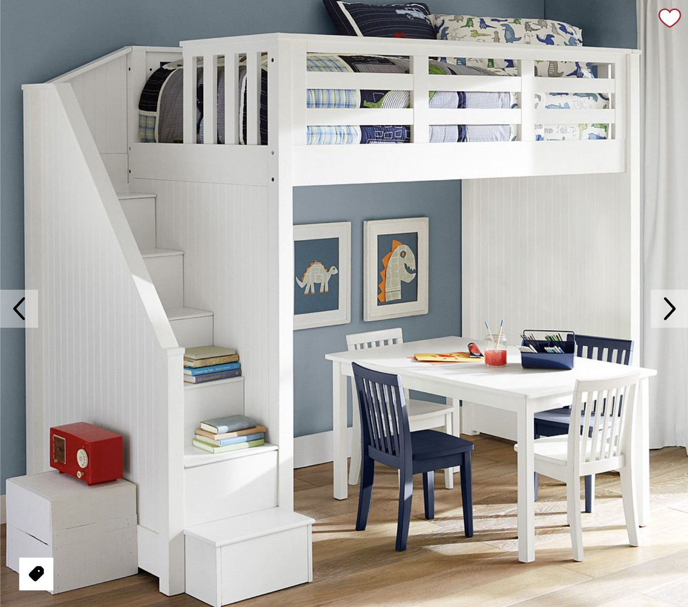 Pottery Barn Stair Loft Bed