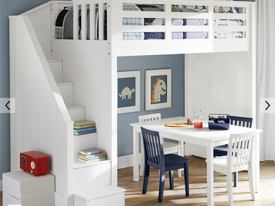 Pottery Barn Stair Loft Bed