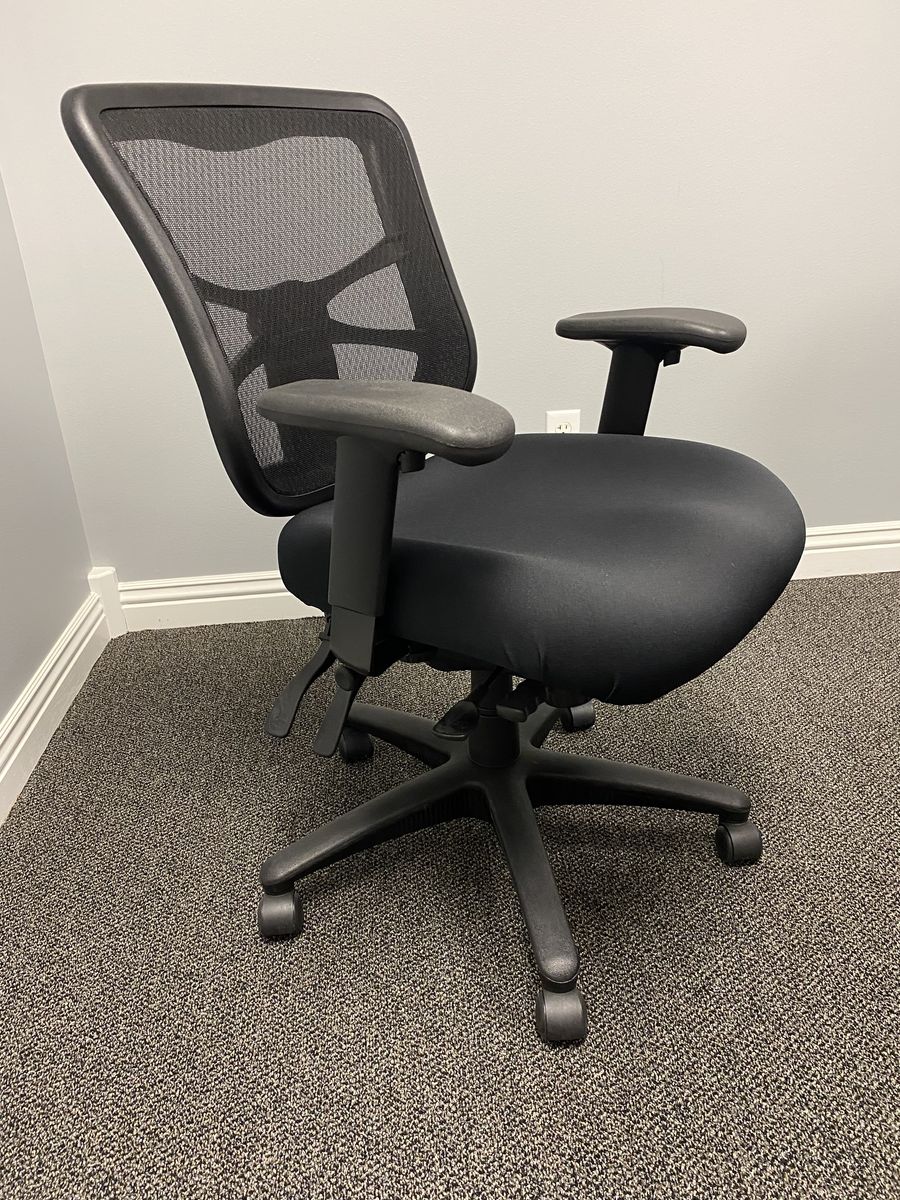 Office Table with glass top and chairs