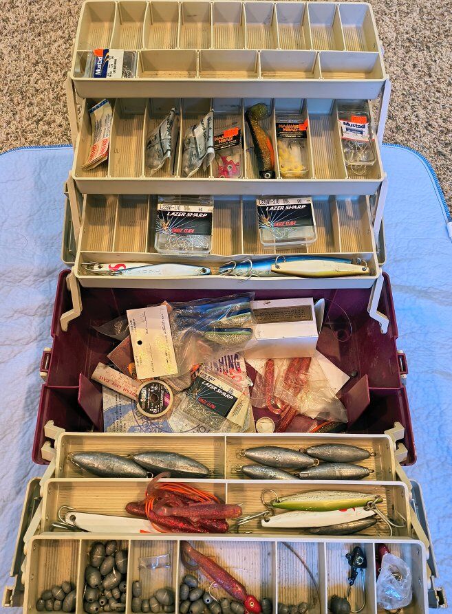 Plano 6 Tray Tackle Box With Tackle Included!!