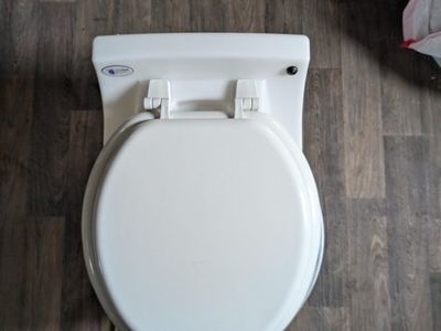 Laveo Waterless Portable Camping Toilet with Battery and Charger for RV, Home Care, Tiny Homes & More