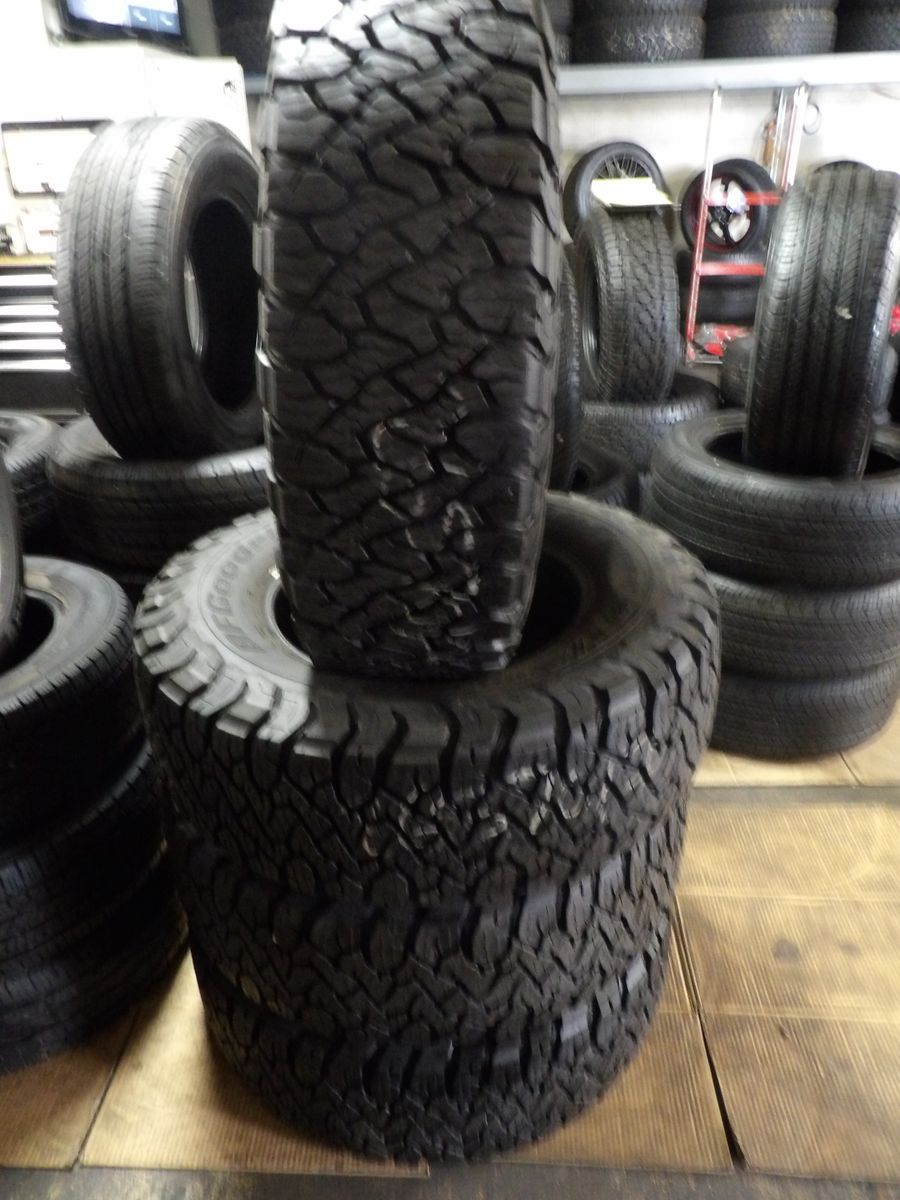 265/70R17 BFGOODRICH ALL TERRAIN T/A KO3 SET OF USED TIRES