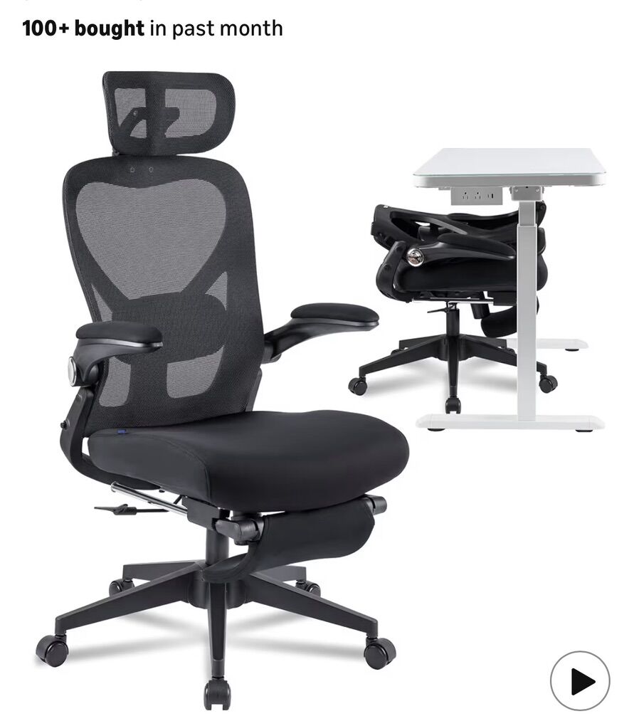 NEW! Folding Ergonomic Office Chair