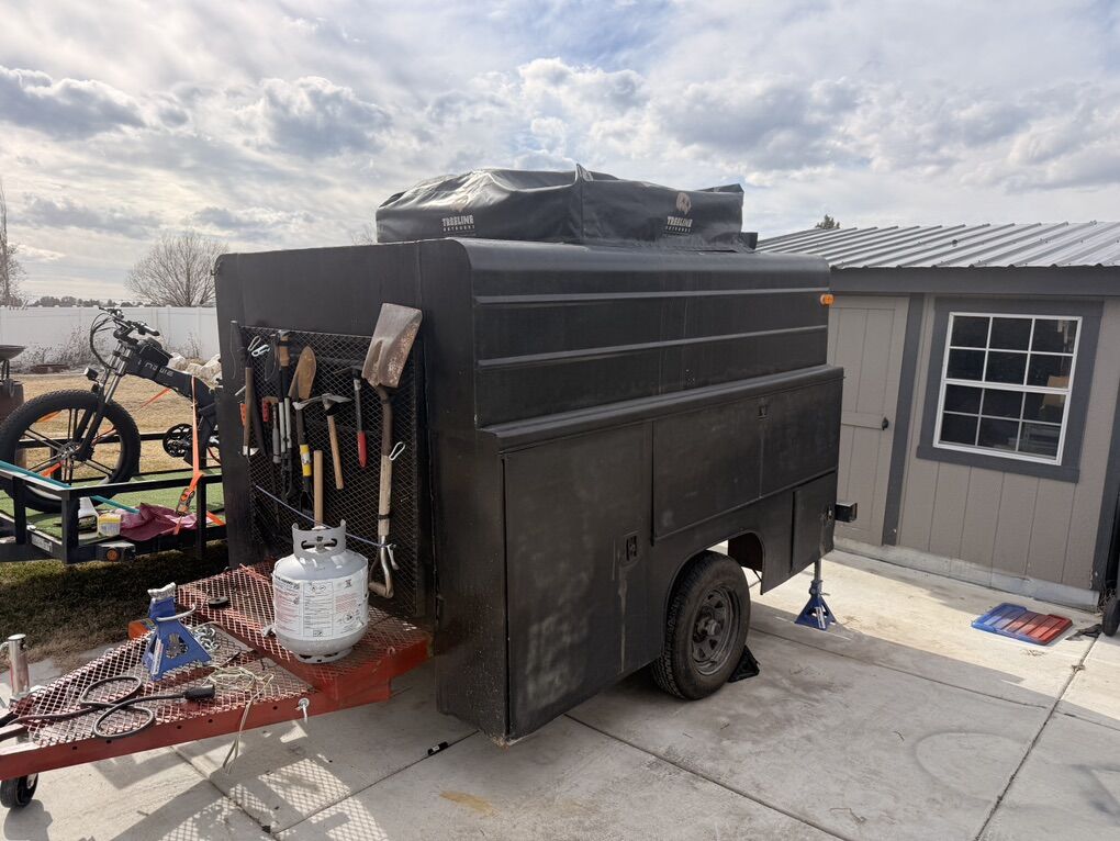 Ultimate overland Trailer With Rooftop Tent extras