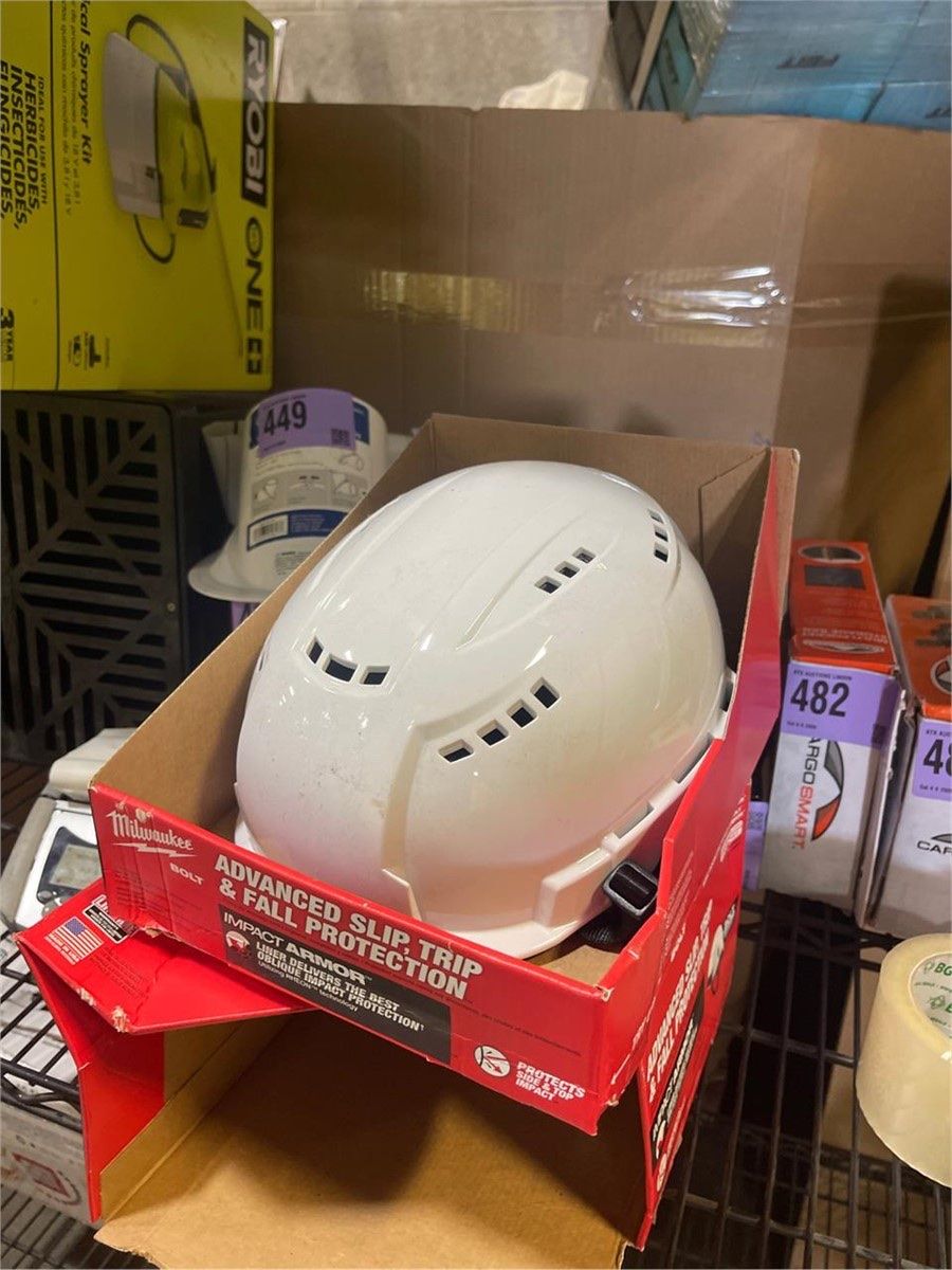 BOLT White Type 2 Class C Safety Helmet