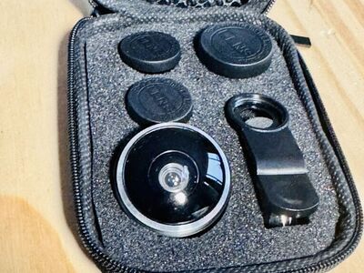 Camera Lens 9 In 1 Cell Phone Camera Lens Kit $8