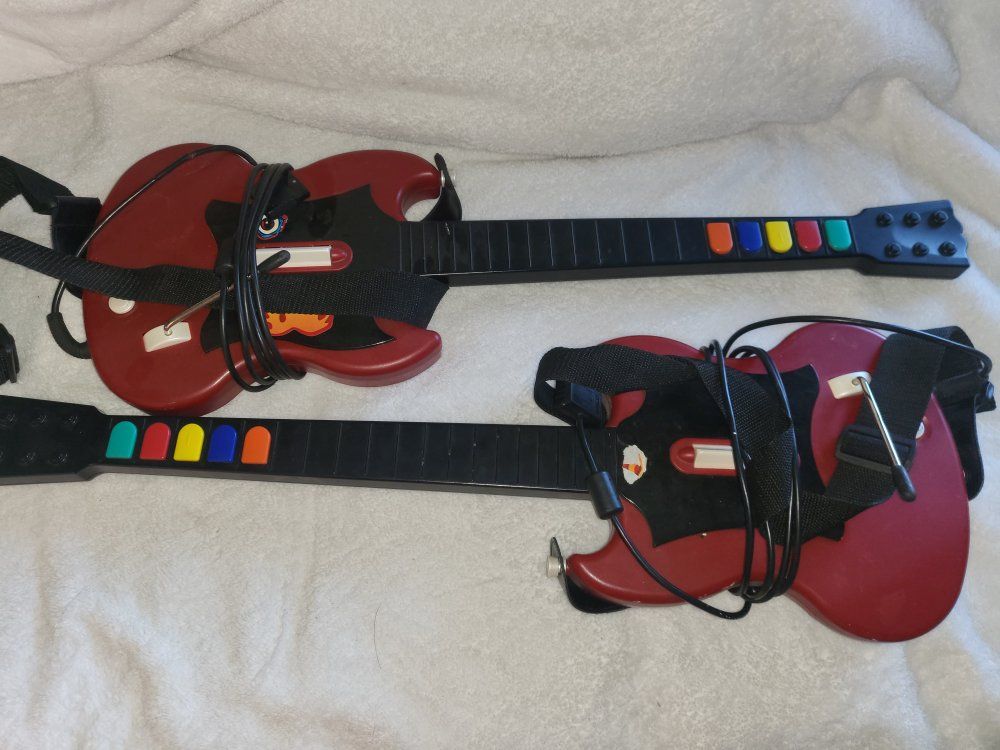 2 Original Guitar Hero PlayStation 2 Guitars
