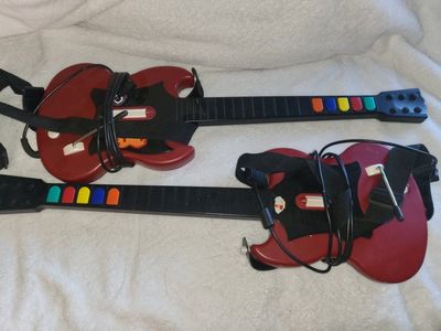 2 Original Guitar Hero PlayStation 2 Guitars