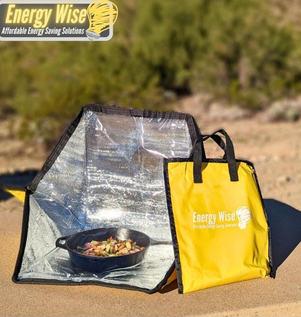 NEW Energy Wise Solar Camping Outdoor Oven Solar Water Heater