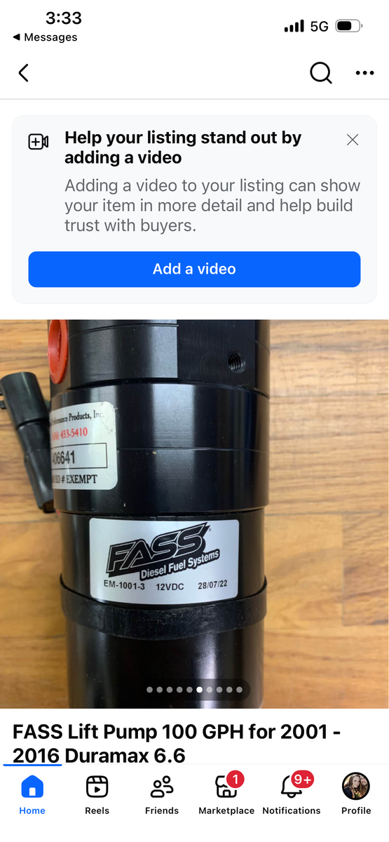 FASS Titanium Signature Series Lift Pump 125GPH  Fuel Lift Pump 2017-2022 Ford F-250 F-350 6.7L Powerstroke TS F18 125G