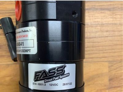 FASS Titanium Signature Series Lift Pump 125GPH Fuel Lift Pump 2017-2022 Ford F-250 F-350 6.7L Powerstroke TS F18 125G