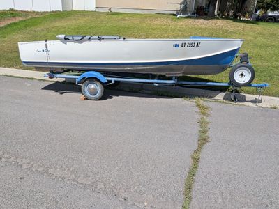 16ft Lone Star Aluminum Boat with Trailer
