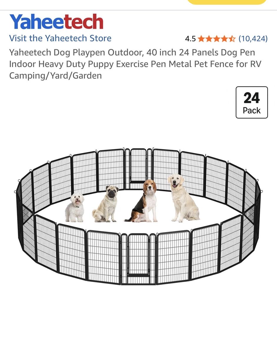 Traveling Pet Fence for RV Living