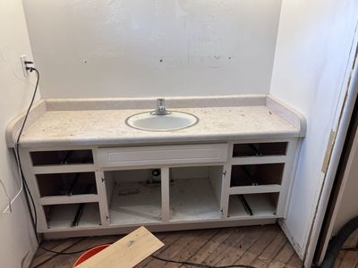 Bathroom vanity Countertop with sink