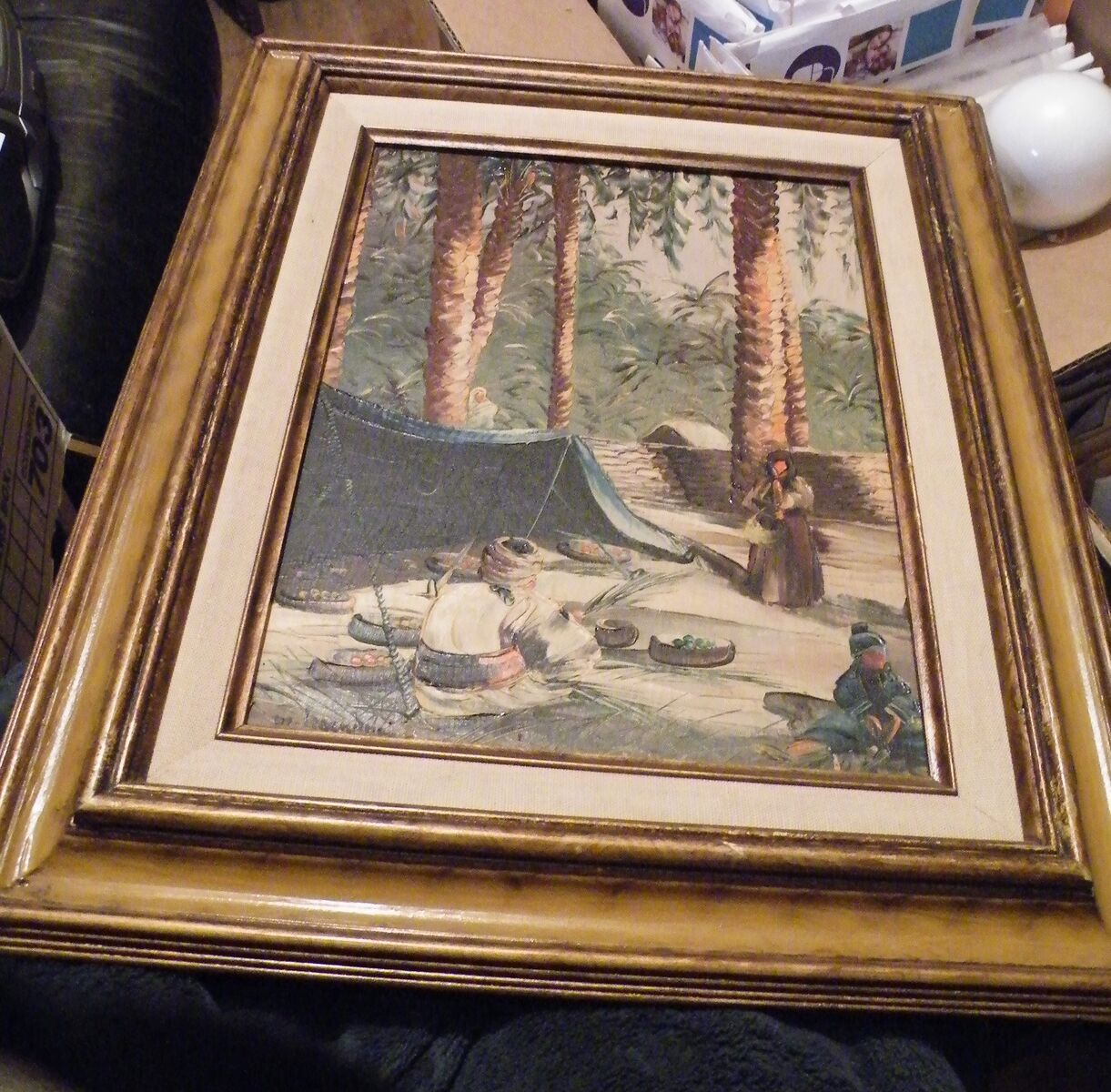 framed painting