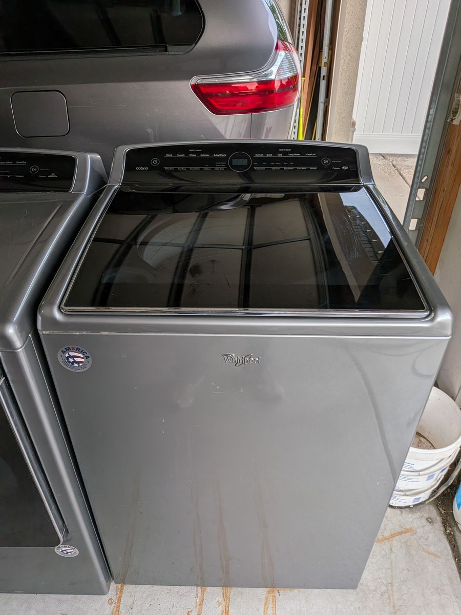 Whirlpool Carbio large capacity washer and dryer