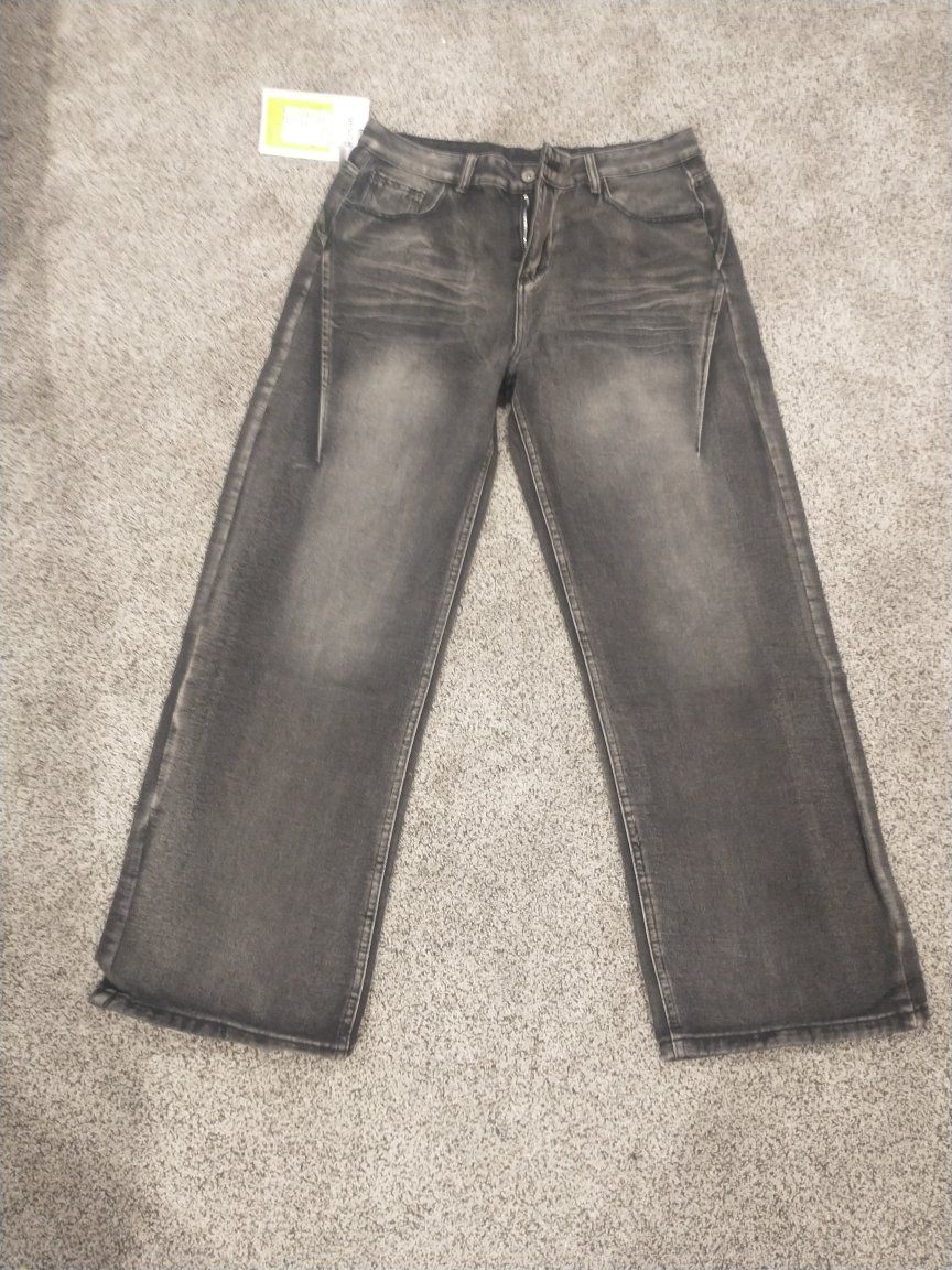 mens black baggy jeans 2XL