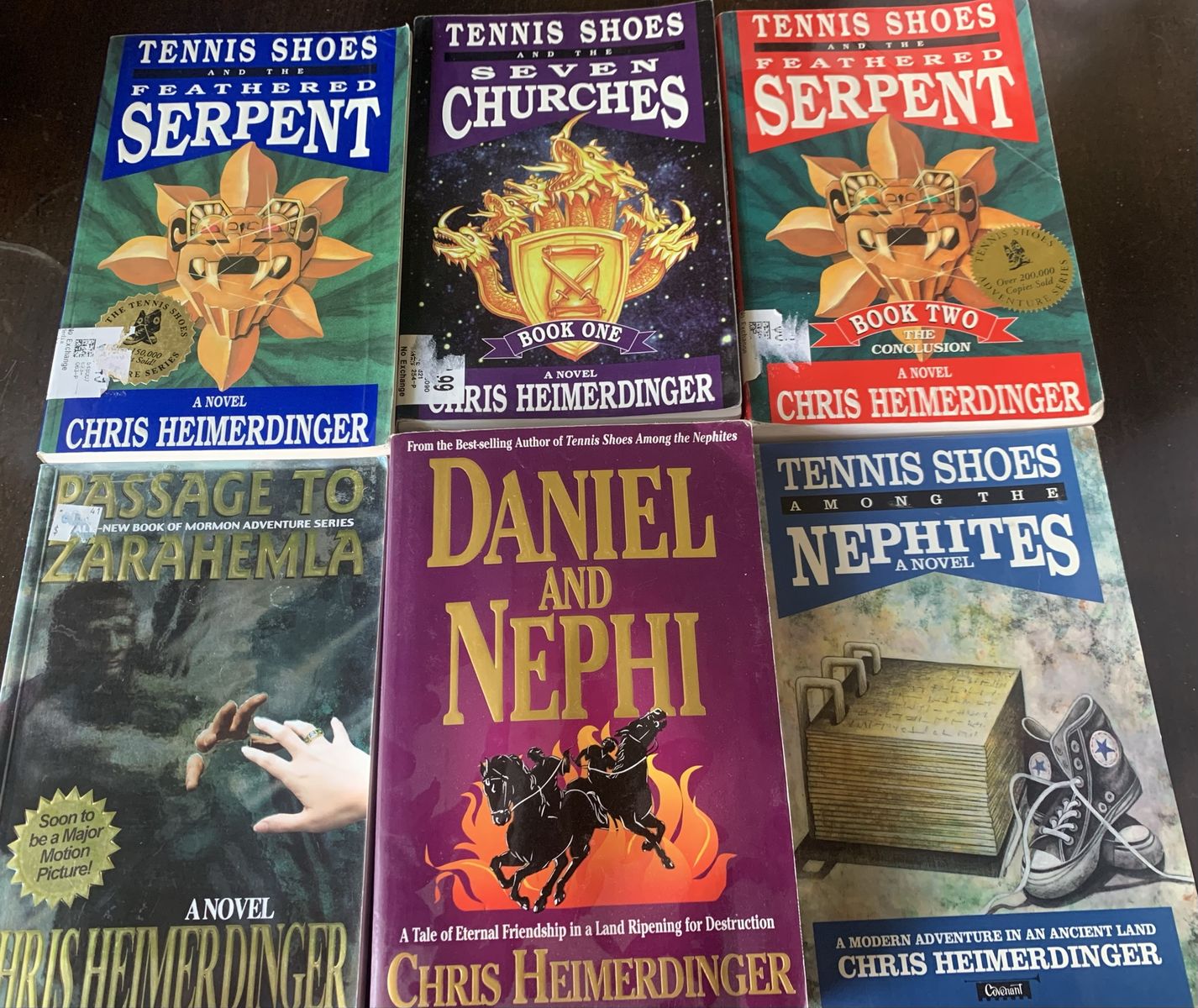 Chris Heimerdinger Collection: Tennis Shoes Series, Daniel and Nephi, Passage to Zarahemla (6 Books)