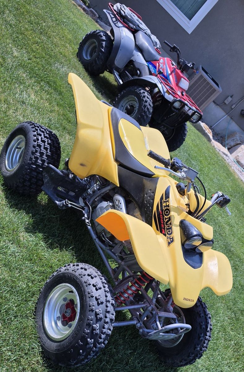 2006 Honda 400EX + 1994 Polaris Sportsman 400L 4x4 + ATV Rack For Sale