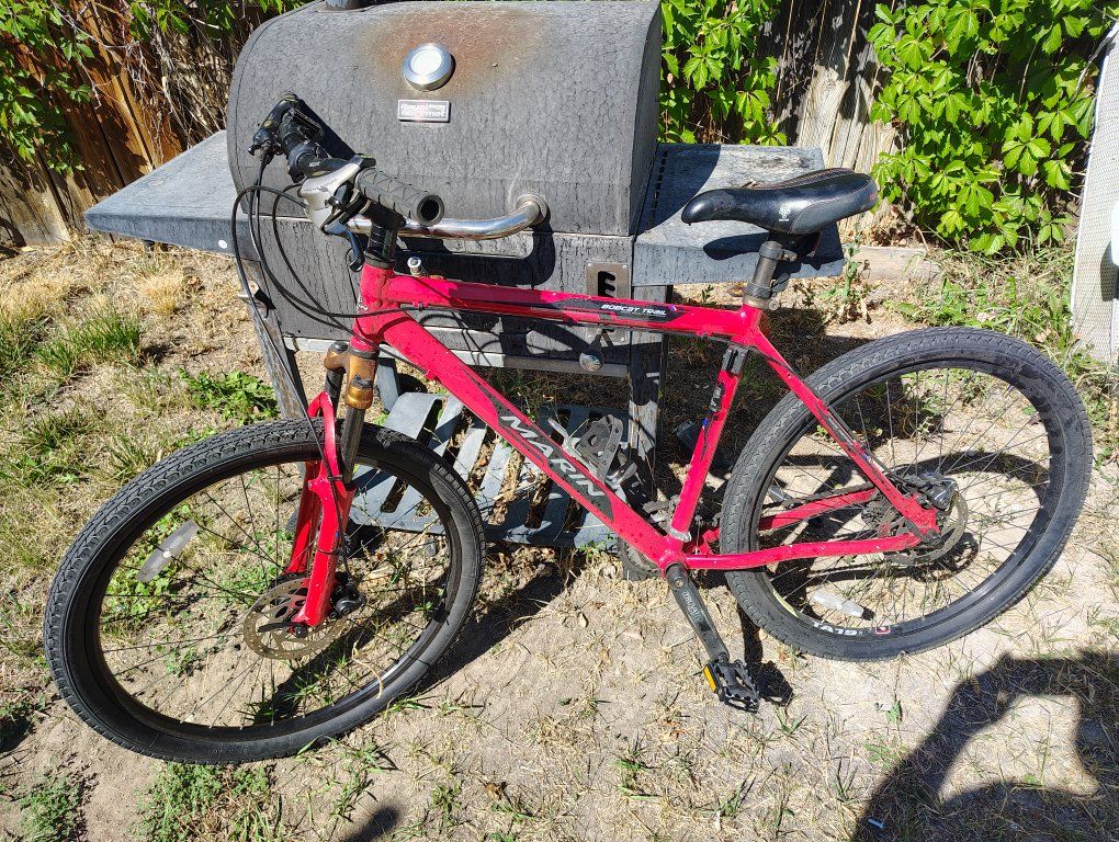 Marin Bobcat Trail Mountain Bike, Red, Marin County California